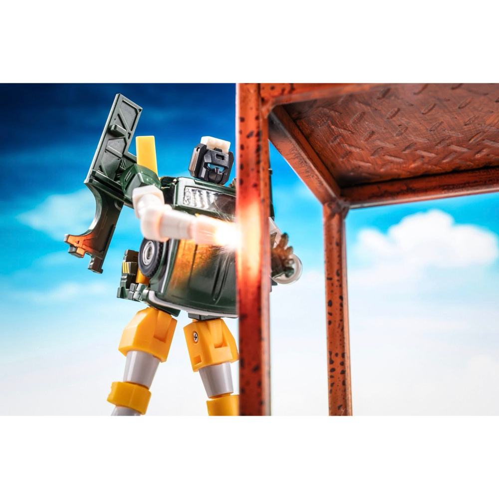 【台灣現貨】NEWAGE 滑車 小比例 H65 救援車 拖吊車 Keaton NA 第三方 變形玩具-細節圖9