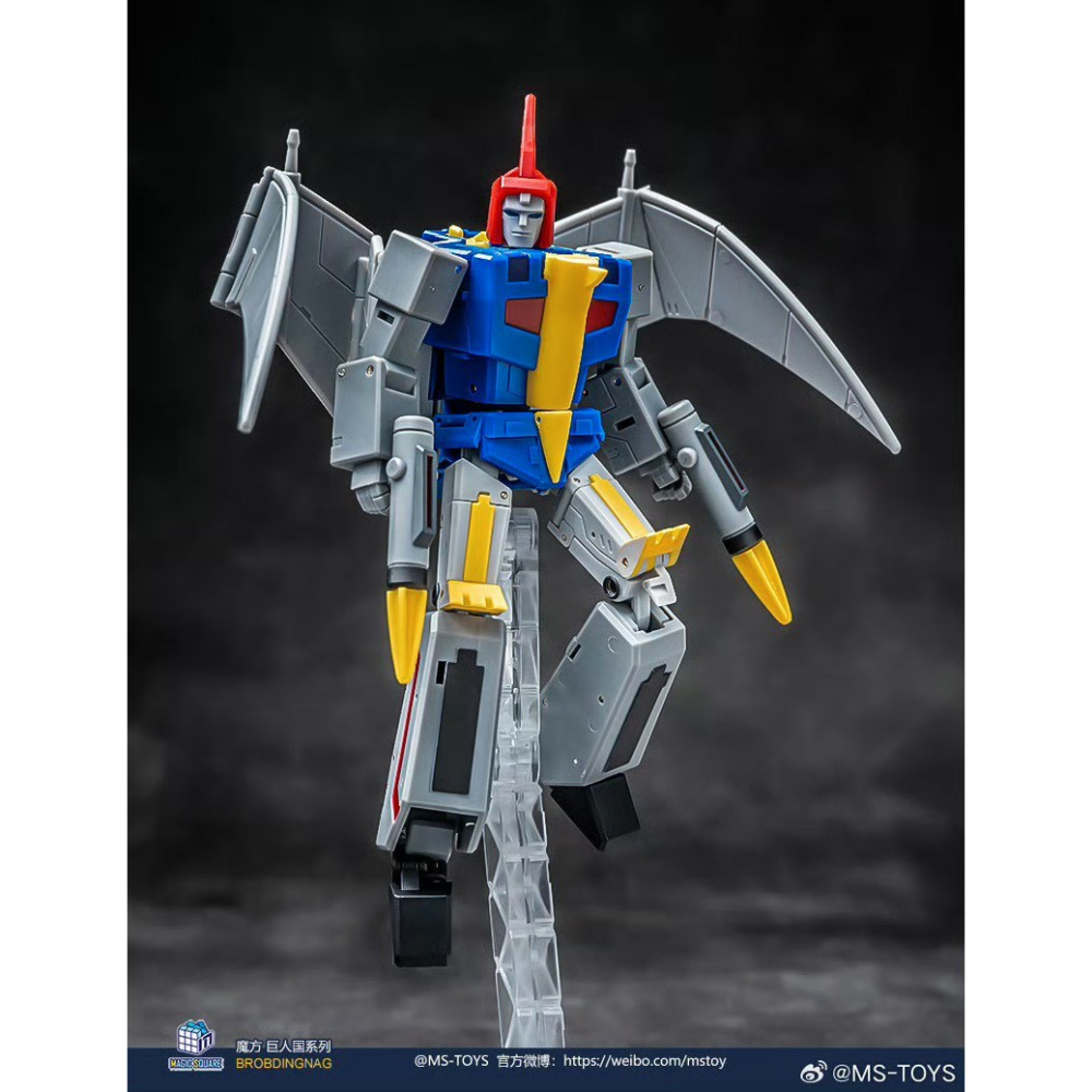 【台灣現貨】魔方 飛鏢 小比例 MS-B60 MS-TOYS 掃射 翼手龍 恐龍金剛 口袋玩具 第三方 變形玩具-細節圖2