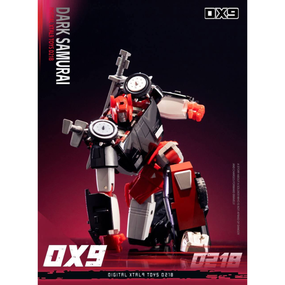 【台灣現貨】DX9 黑色 橫砲 橫炮 D21B Amurai 斯偉伯 武士 MP比例 第三方 變形玩具-細節圖5