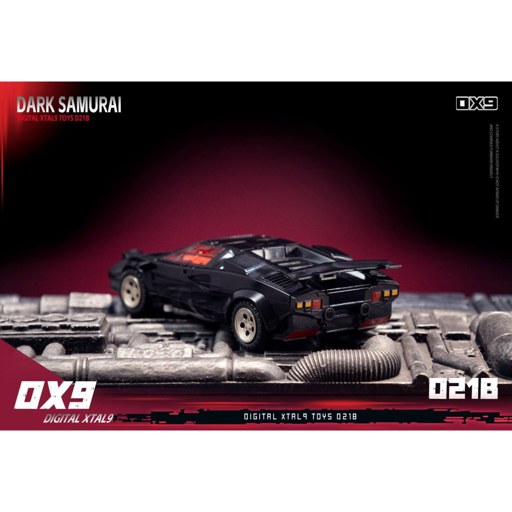 【台灣現貨】DX9 黑色 橫砲 橫炮 D21B Amurai 斯偉伯 武士 MP比例 第三方 變形玩具-細節圖8