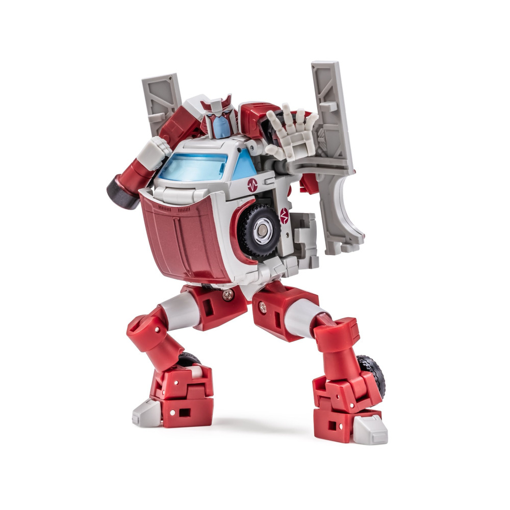 【台灣現貨】NEWAGE 紅滑車 H65A 小比例 08動畫 救護車 日瓦戈 zhivago NA 第三方 變形玩具-細節圖3