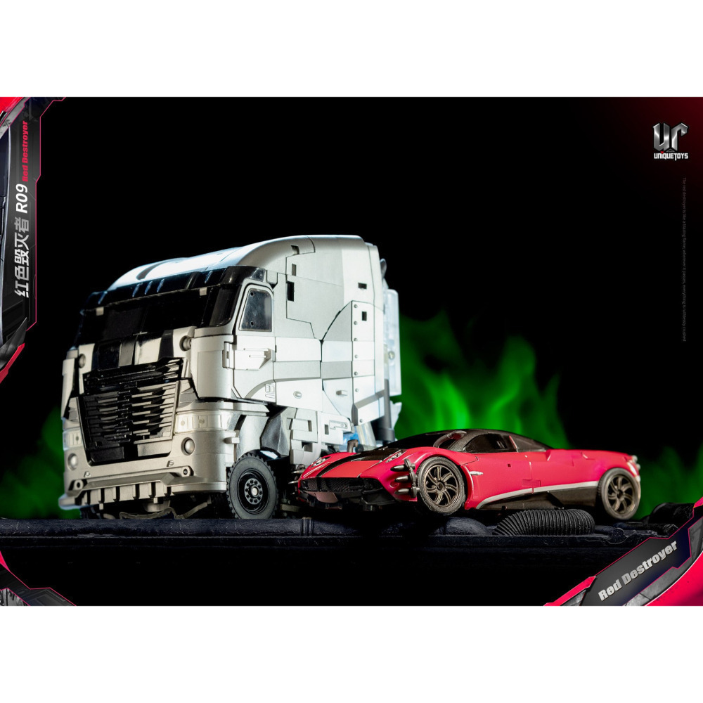 【台灣現貨】UT 螫刺 毒刺 R09 紅色摧毀者 Unique Toys Red Destroyer 第三方 變形玩具-細節圖9