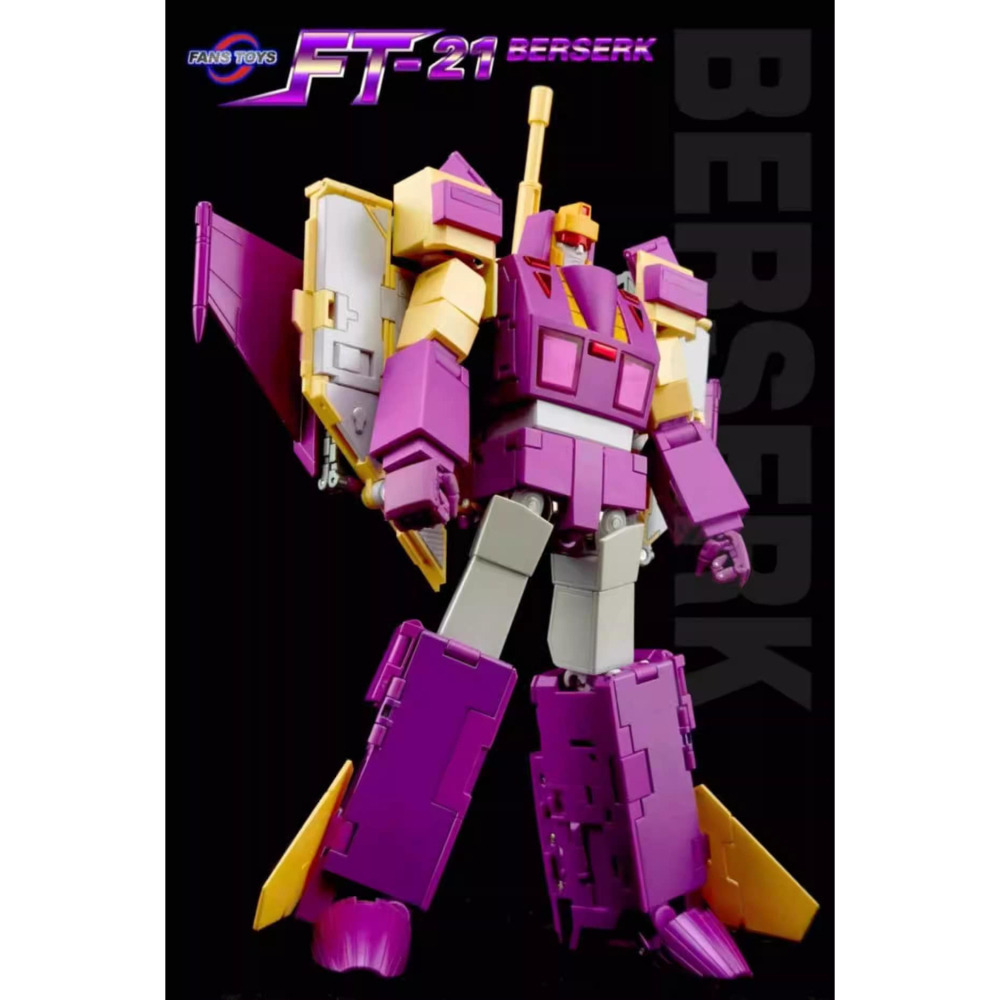 【台灣現貨】FansToys 閃電 三變 MP比例 FT-21 BERSERK 坦克車 戰鬥機 FT21 變形玩具-細節圖2