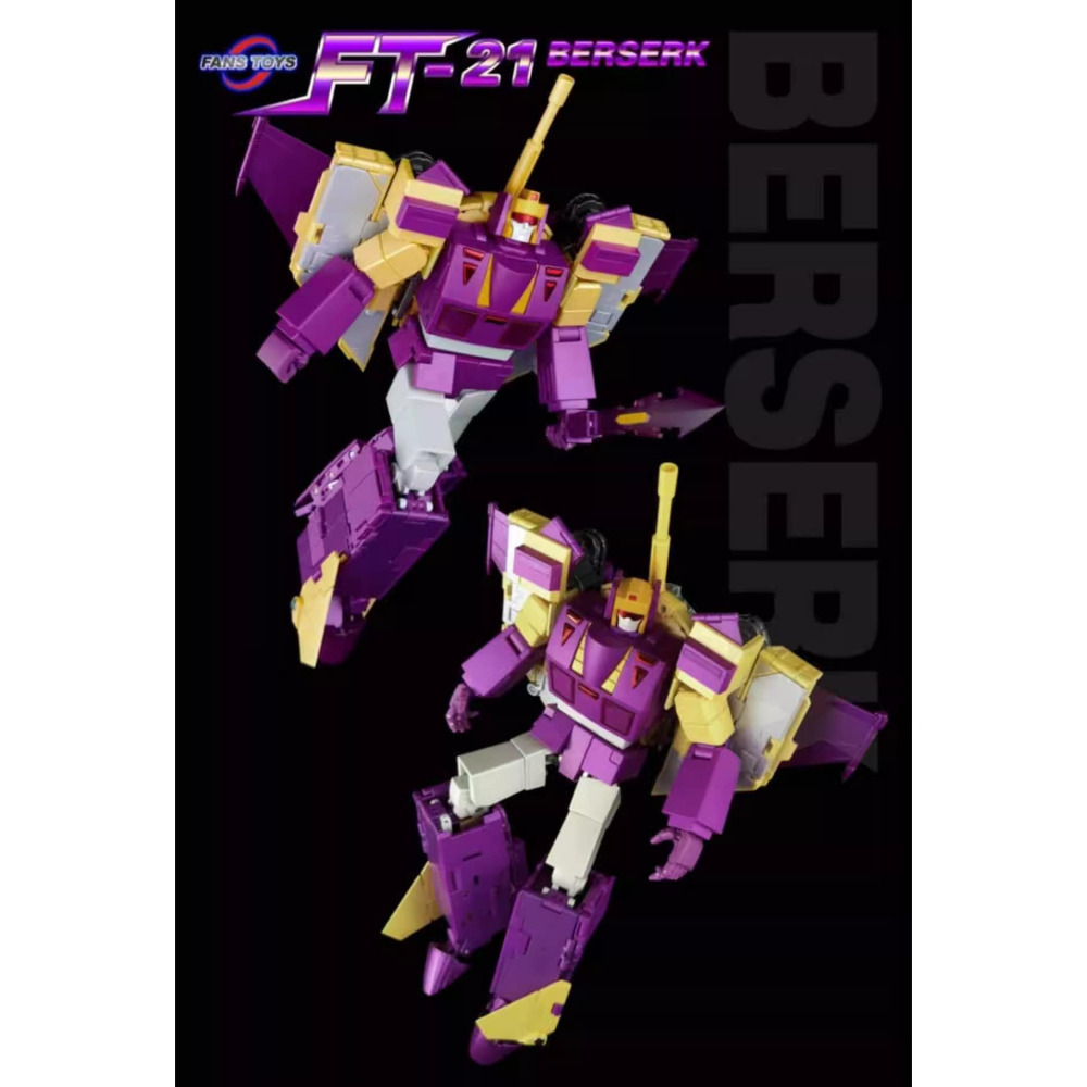 【台灣現貨】FansToys 閃電 三變 MP比例 FT-21 BERSERK 坦克車 戰鬥機 FT21 變形玩具-細節圖3