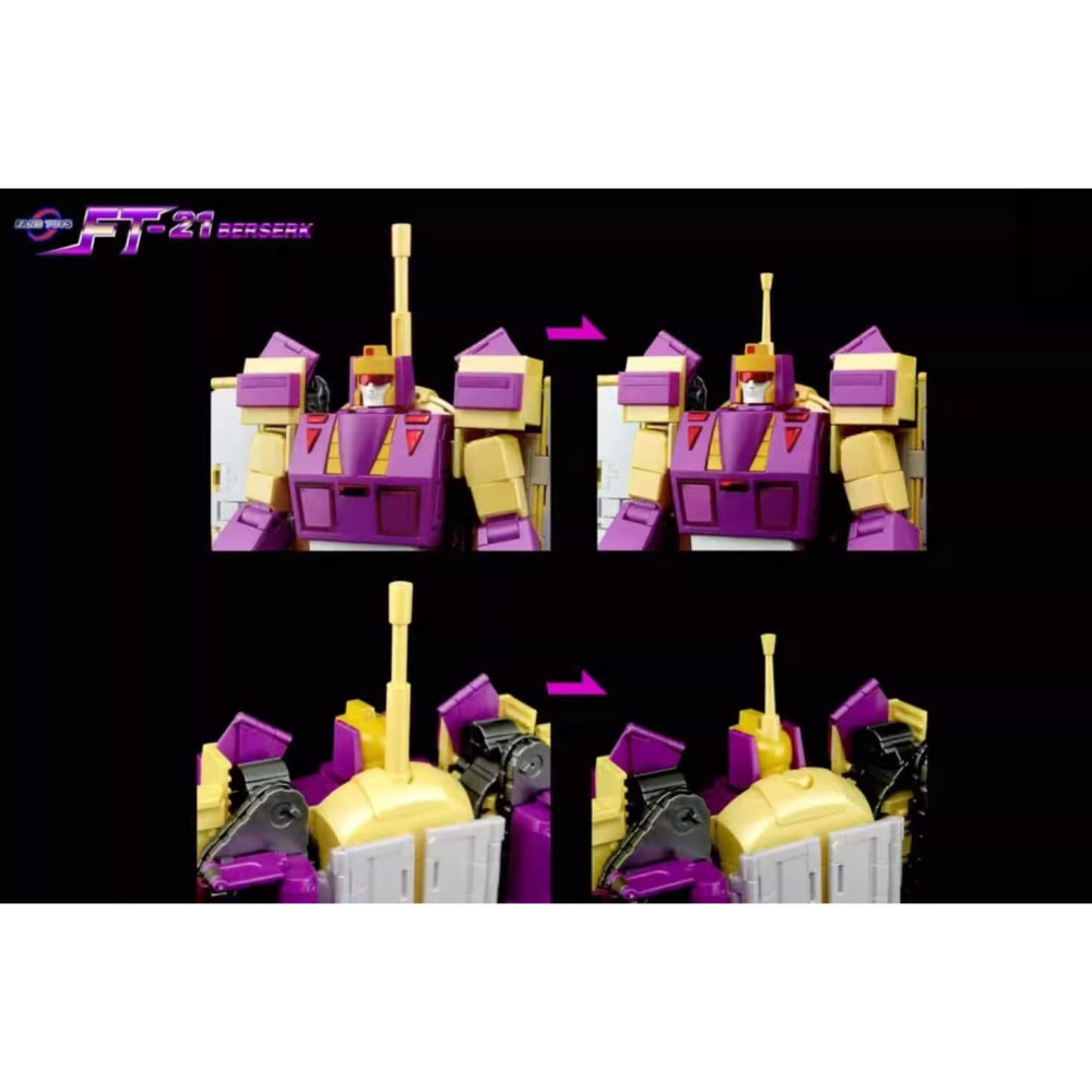 【台灣現貨】FansToys 閃電 三變 MP比例 FT-21 BERSERK 坦克車 戰鬥機 FT21 變形玩具-細節圖4