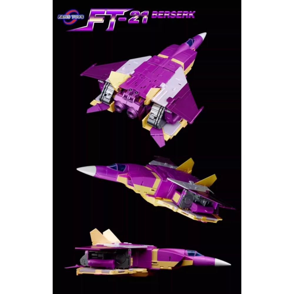 【台灣現貨】FansToys 閃電 三變 MP比例 FT-21 BERSERK 坦克車 戰鬥機 FT21 變形玩具-細節圖8