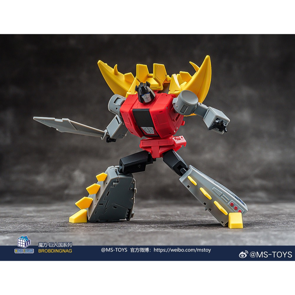 【台灣現貨】魔方 嚎叫 小比例 MS-B59 MS-TOYS 劍龍 機械恐龍 恐龍金剛 口袋玩具 第三方 變形玩具-細節圖2