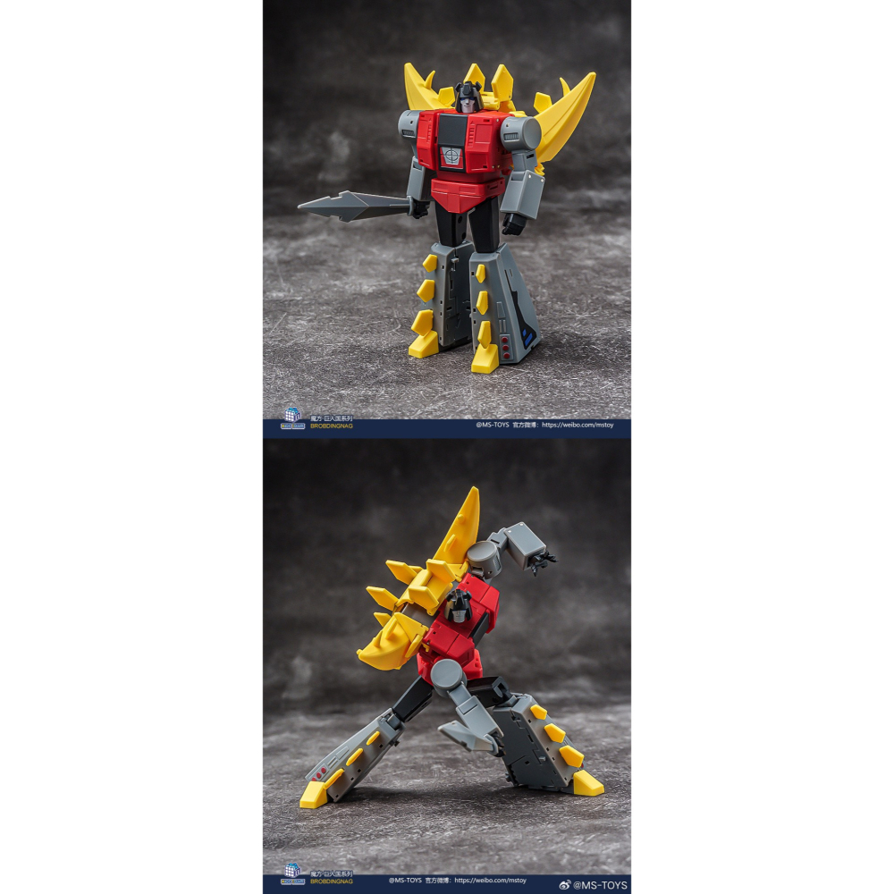 【台灣現貨】魔方 嚎叫 小比例 MS-B59 MS-TOYS 劍龍 機械恐龍 恐龍金剛 口袋玩具 第三方 變形玩具-細節圖6