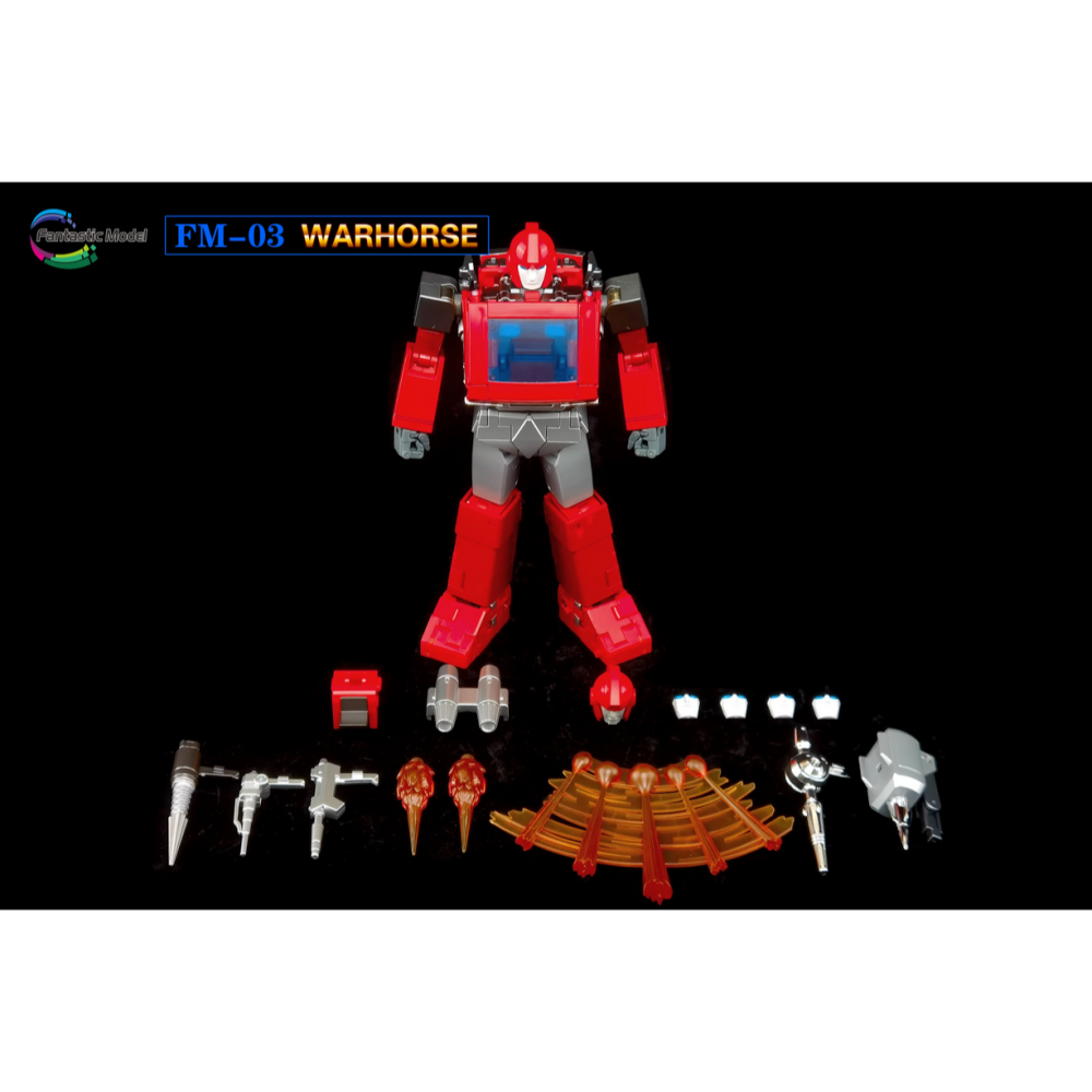 【台灣現貨】FansToys 鐵皮 FM-03 小貨車 MP比例 G1 Warhorse FT 第三方 變形玩具-細節圖2