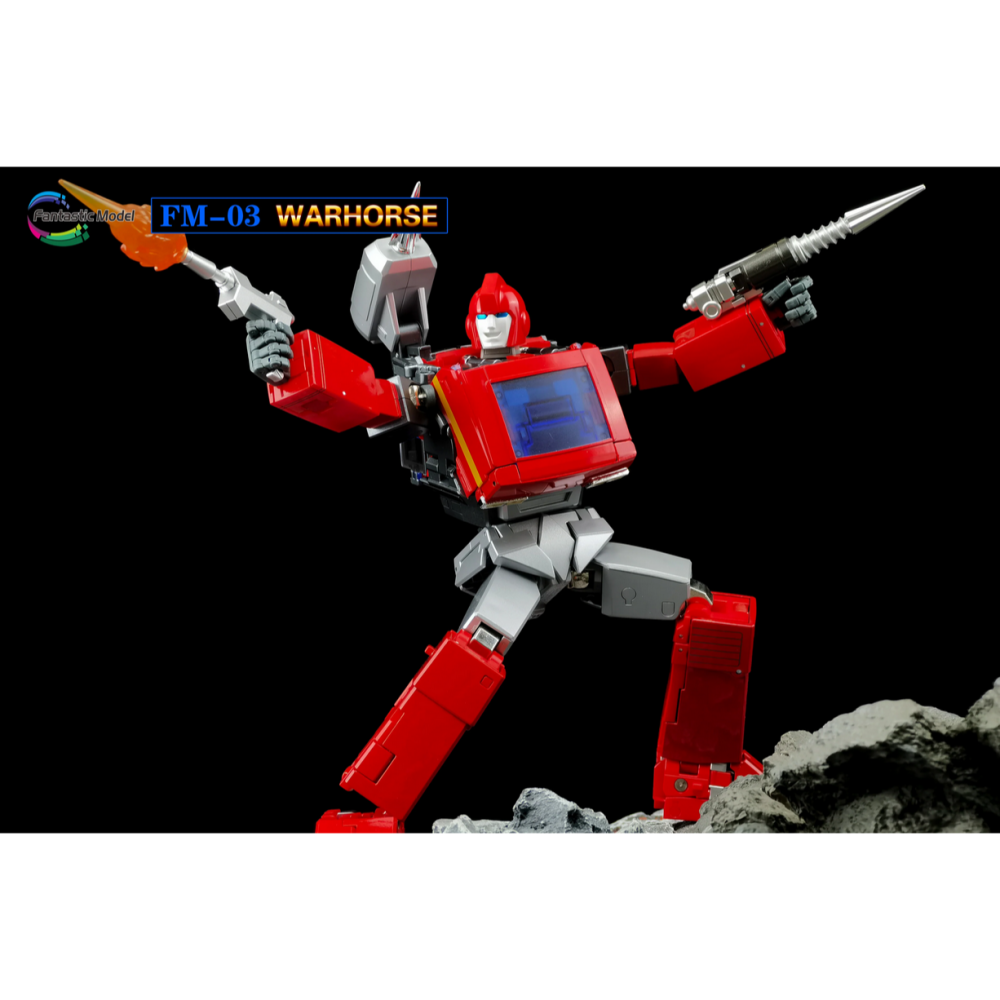 【台灣現貨】FansToys 鐵皮 FM-03 小貨車 MP比例 G1 Warhorse FT 第三方 變形玩具-細節圖6