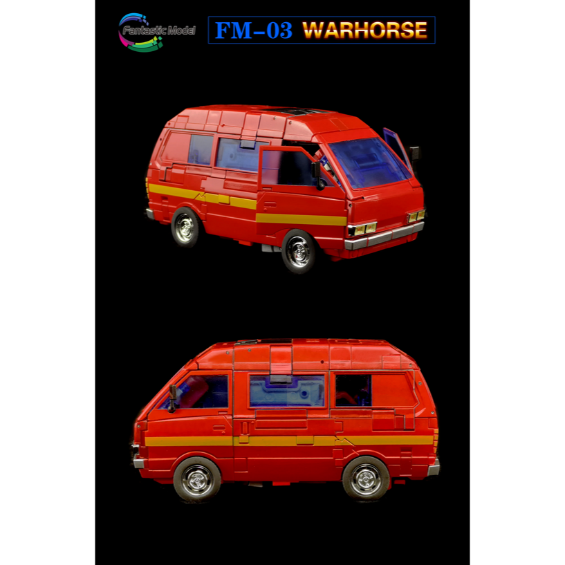 【台灣現貨】FansToys 鐵皮 FM-03 小貨車 MP比例 G1 Warhorse FT 第三方 變形玩具-細節圖9