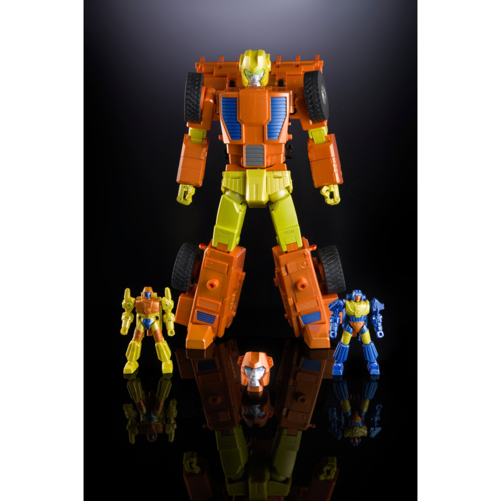 【台灣現貨】X-Transbots 大鏟車 附雙目標戰士 MP比例 MX-41S 橘色 DigPig X社 第三方-細節圖4