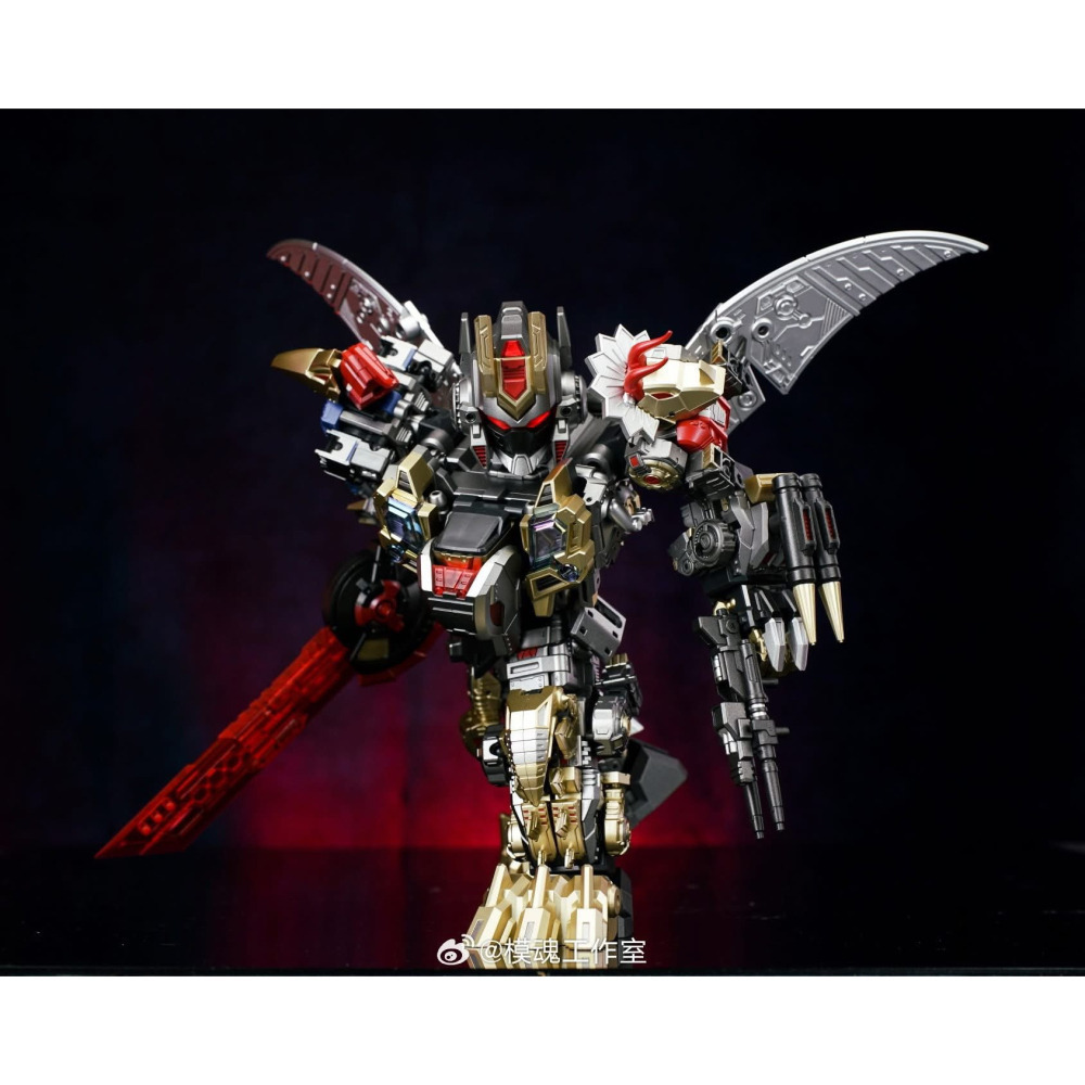 【台灣現貨】激光貓 小修羅 JGM-SKP02 修羅王 小比例 Q版 鋼仔派對 第三方 變形玩具-細節圖2