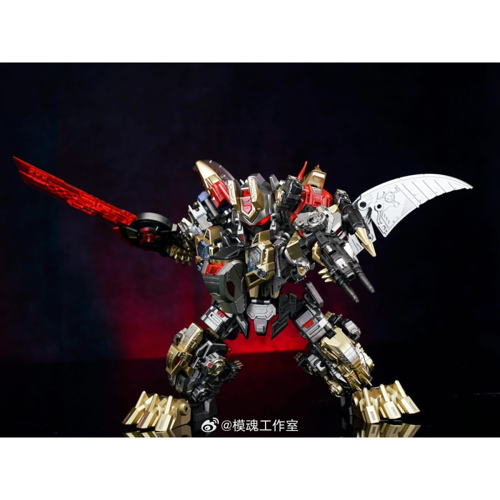 【台灣現貨】激光貓 小修羅 JGM-SKP02 修羅王 小比例 Q版 鋼仔派對 第三方 變形玩具-細節圖3