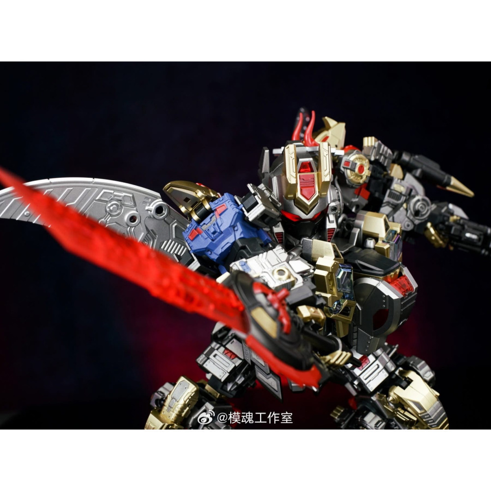 【台灣現貨】激光貓 小修羅 JGM-SKP02 修羅王 小比例 Q版 鋼仔派對 第三方 變形玩具-細節圖4