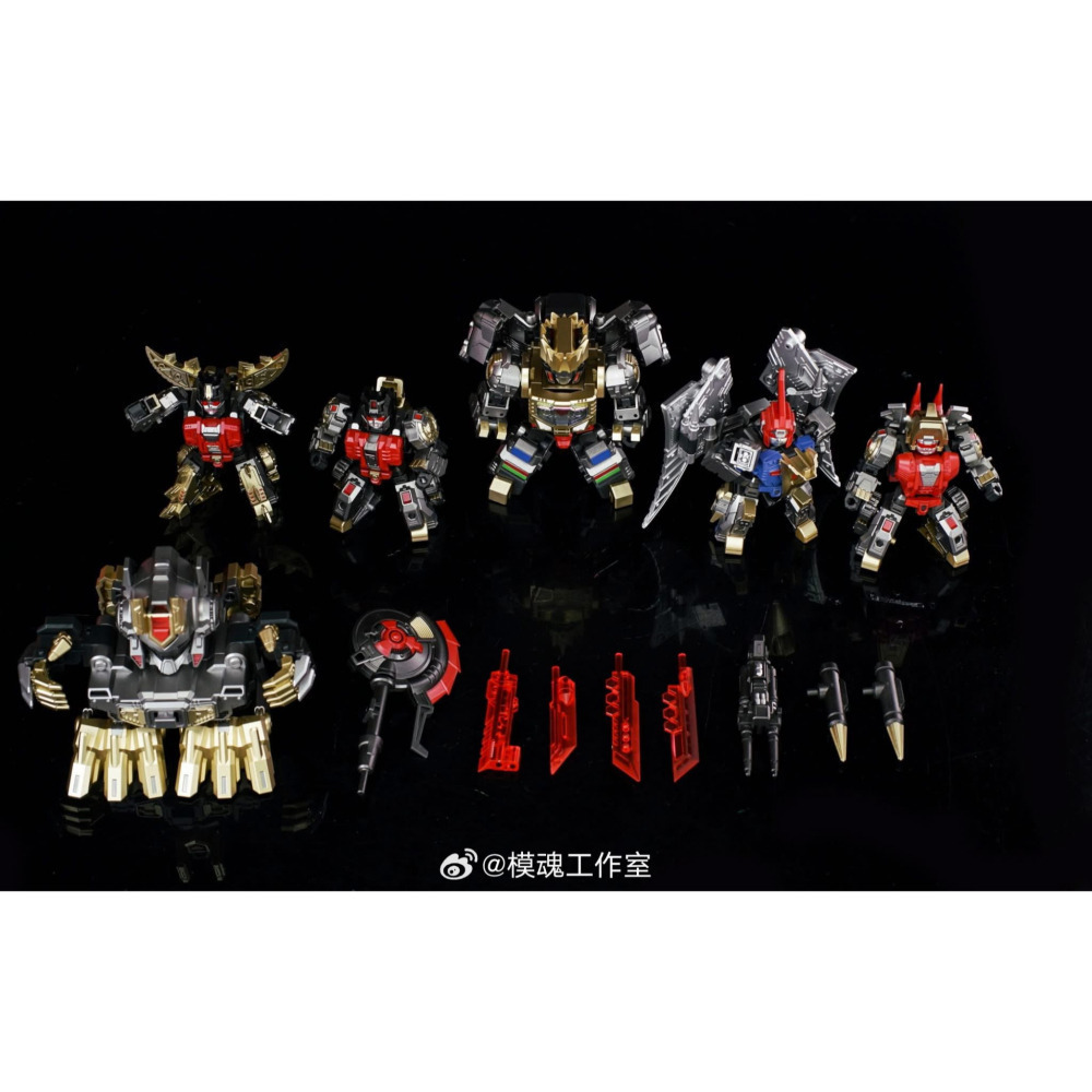 【台灣現貨】激光貓 小修羅 JGM-SKP02 修羅王 小比例 Q版 鋼仔派對 第三方 變形玩具-細節圖9