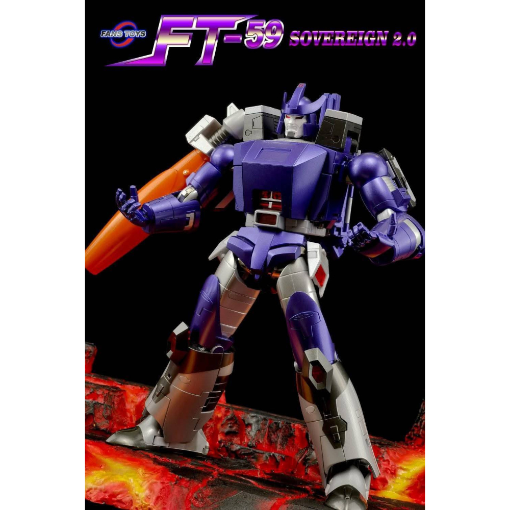 【台灣現貨】FansToys 格威龍 2.0 FT-59 驚破天 MP比例 FT SOVEREIGN 第三方 變形玩具-細節圖2
