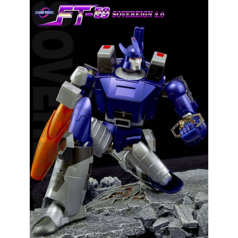【台灣現貨】FansToys 格威龍 2.0 FT-59 驚破天 MP比例 FT SOVEREIGN 第三方 變形玩具-細節圖4