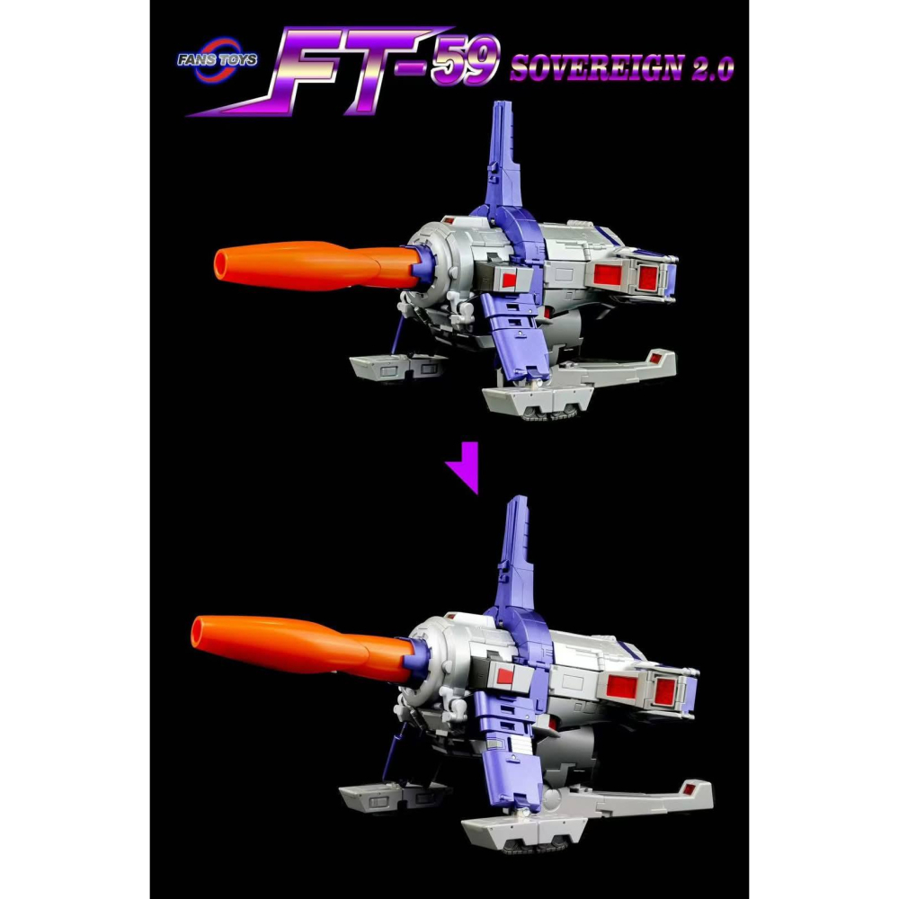 【台灣現貨】FansToys 格威龍 2.0 FT-59 驚破天 MP比例 FT SOVEREIGN 第三方 變形玩具-細節圖8