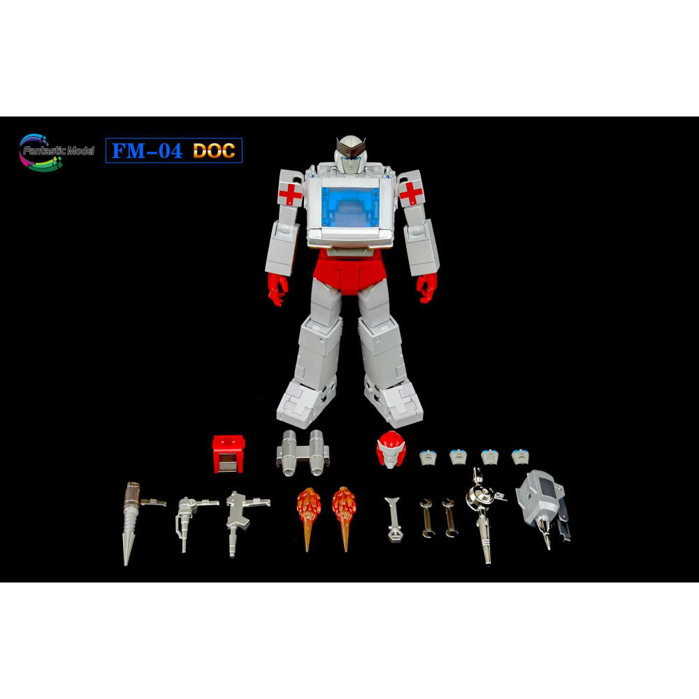 【台灣現貨】FansToys 飛輪 醫官 FM-04 救護車 MP比例 G1 DOC FT 第三方 變形玩具-細節圖7