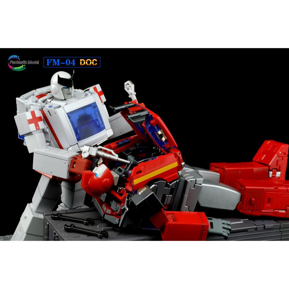 【台灣現貨】FansToys 飛輪 醫官 FM-04 救護車 MP比例 G1 DOC FT 第三方 變形玩具-細節圖9