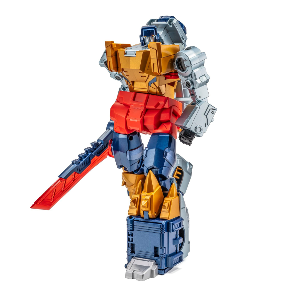 【台灣現貨】NEWAGE 元祖漫畫 甲龍 含合體配件 小比例 H72C NA 修羅王 第六人 恐龍合體 第三方 變形玩具-細節圖4