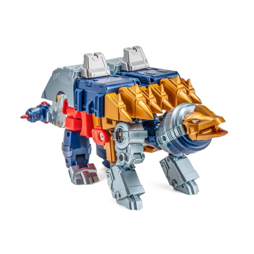 【台灣現貨】NEWAGE 元祖漫畫 甲龍 含合體配件 小比例 H72C NA 修羅王 第六人 恐龍合體 第三方 變形玩具-細節圖7