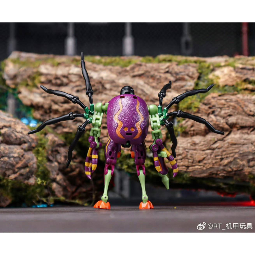 【台灣現貨】RobotToys 狼蛛 小比例 RT-05 黑腄蚃 蜘蛛 機甲玩具 RT 超能勇士 第三方 變形玩具-細節圖3