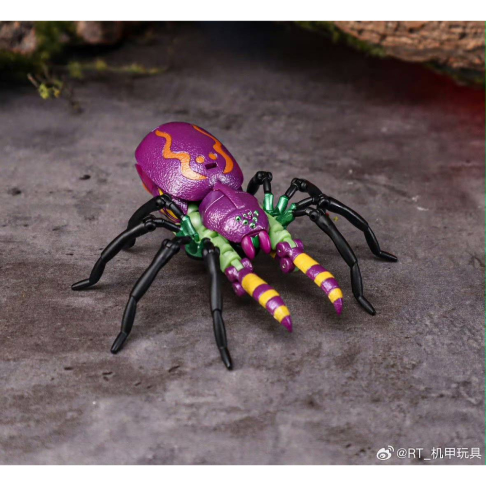【台灣現貨】RobotToys 狼蛛 小比例 RT-05 黑腄蚃 蜘蛛 機甲玩具 RT 超能勇士 第三方 變形玩具-細節圖5
