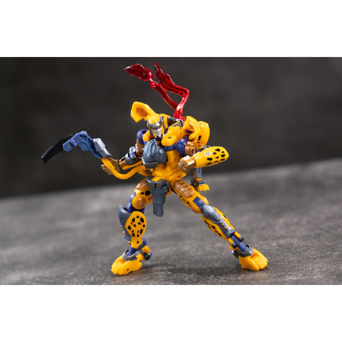 【台灣現貨】鐵工廠 武者 黃豹 小比例 EX-76 IronFactory 黃豹勇士 迅雷豹走 雷牙 Raiga IF-細節圖7