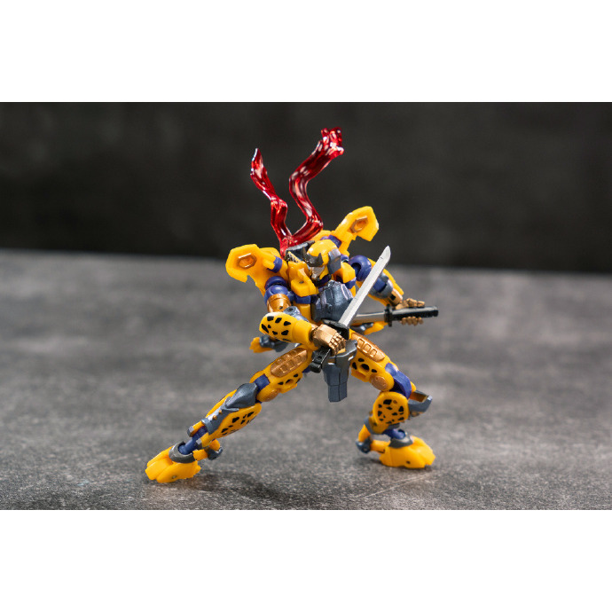 【台灣現貨】鐵工廠 武者 黃豹 小比例 EX-76 IronFactory 黃豹勇士 迅雷豹走 雷牙 Raiga IF-細節圖8