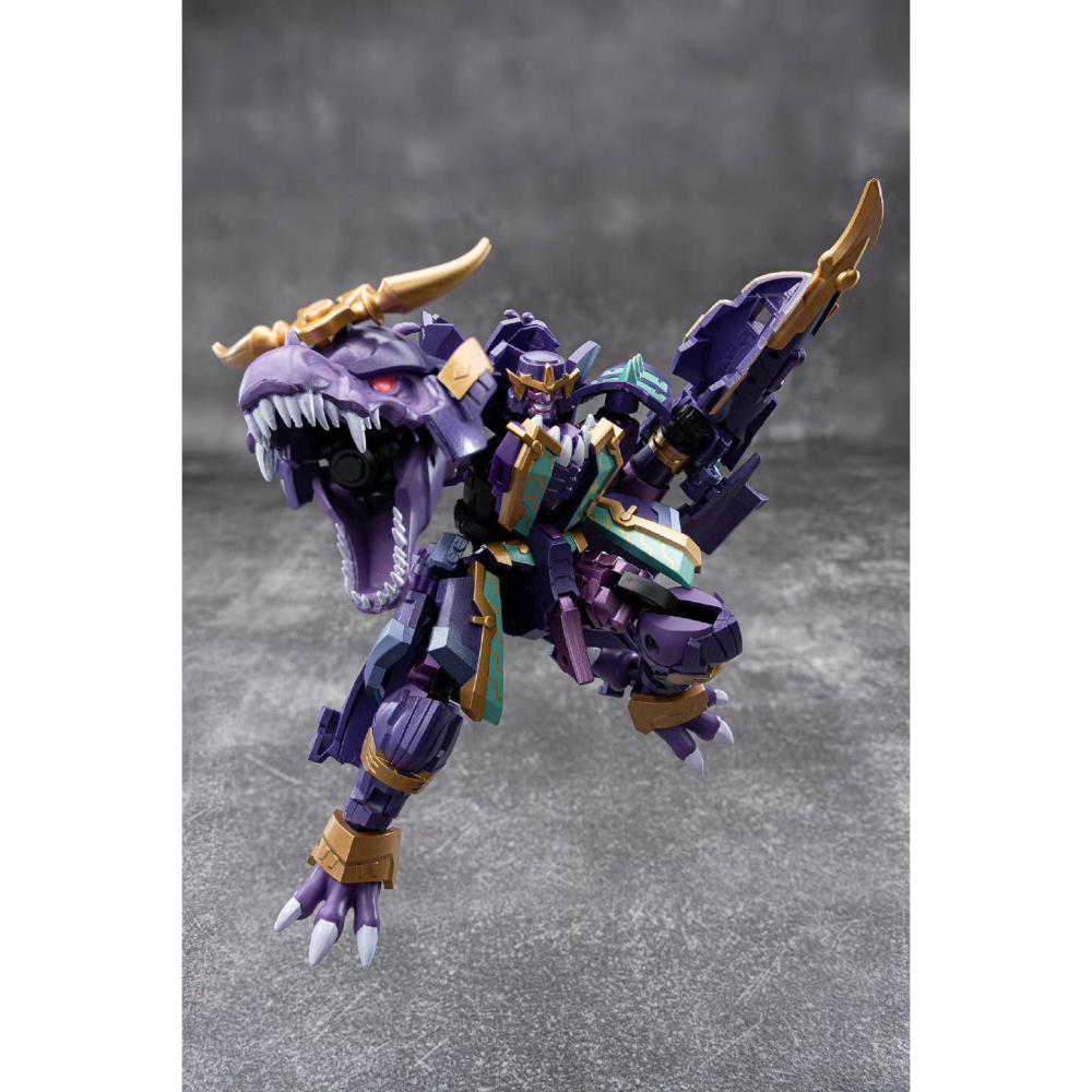 【台灣現貨】鐵工廠 武者 霸王龍 小比例 EX-77 IronFactory 鬼鎧兇神 獄牙王 武士版 IF 第三方-細節圖5