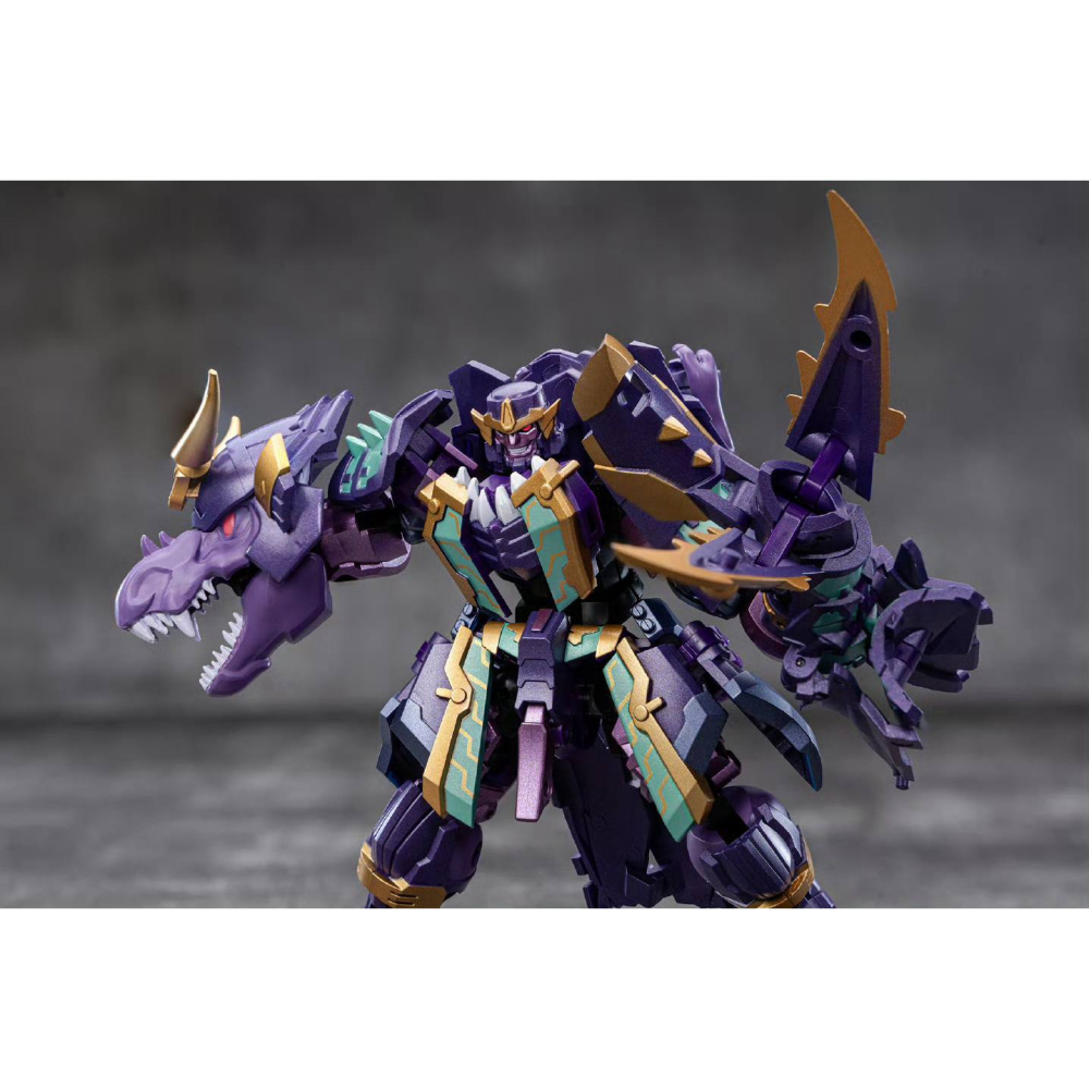 【台灣現貨】鐵工廠 武者 霸王龍 小比例 EX-77 IronFactory 鬼鎧兇神 獄牙王 武士版 IF 第三方-細節圖7