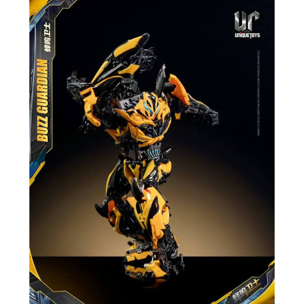 【台灣現貨】UT 大黃蜂 R11 MP比例 蜂鳴衛士 Buzz Guardian 電影版 第三方 變形玩具-細節圖3