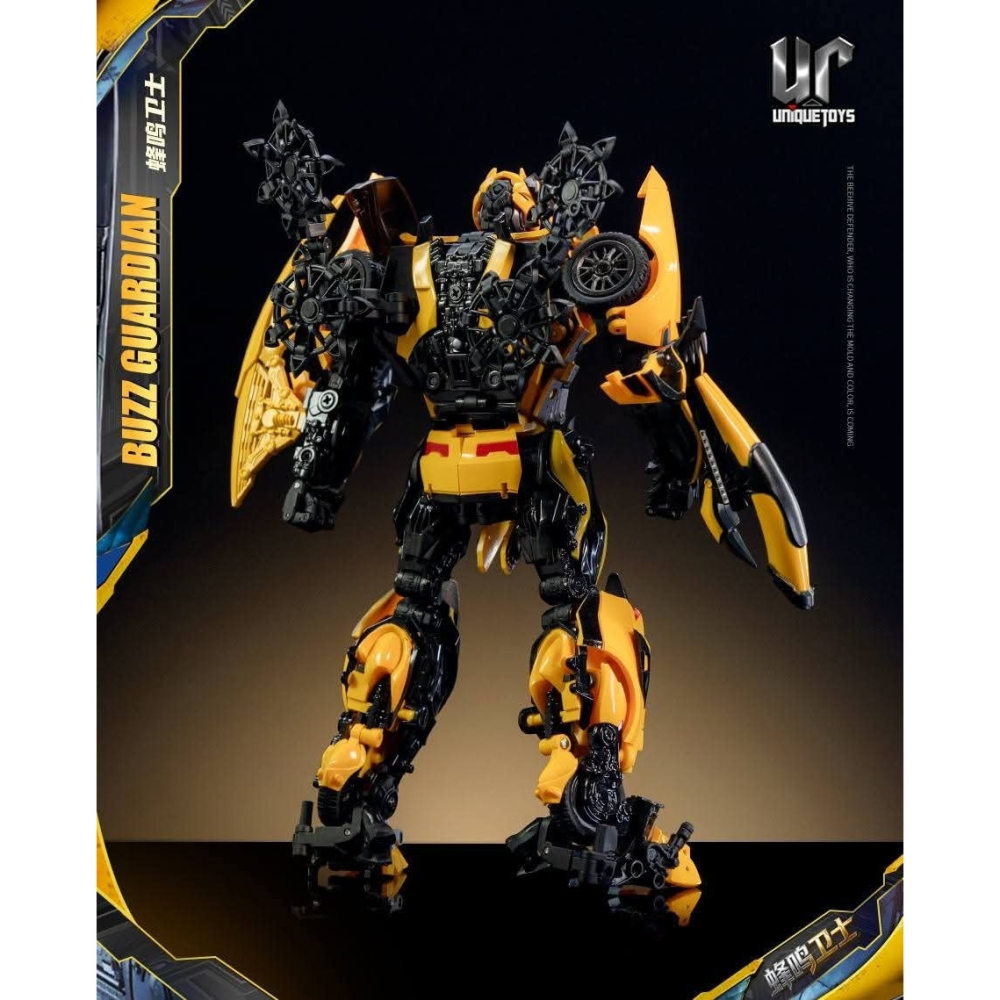 【台灣現貨】UT 大黃蜂 R11 MP比例 蜂鳴衛士 Buzz Guardian 電影版 第三方 變形玩具-細節圖5