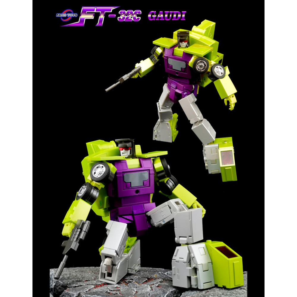 【台灣現貨】FansToys 吊車 FT-32C 大力神 工程合體 FT 第三方 變形玩具-細節圖3