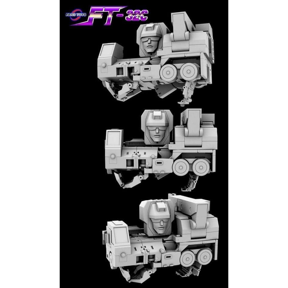 【台灣現貨】FansToys 吊車 FT-32C 大力神 工程合體 FT 第三方 變形玩具-細節圖5