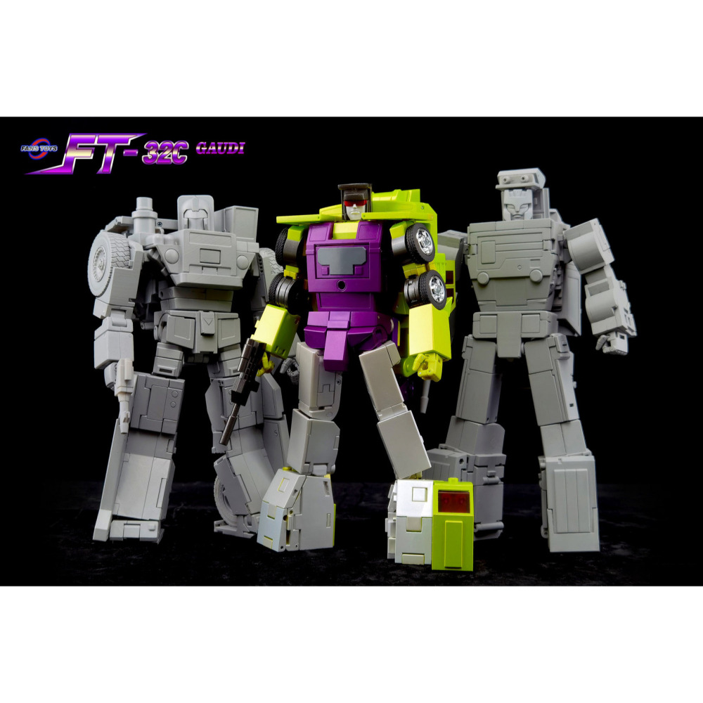 【台灣現貨】FansToys 吊車 FT-32C 大力神 工程合體 FT 第三方 變形玩具-細節圖6