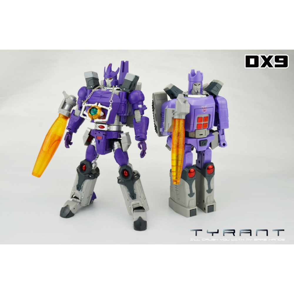 【台灣現貨】DX9 格威龍 驚破天 D07 Tyrant MP比例 G1 再版 第三方 變形玩具-細節圖5