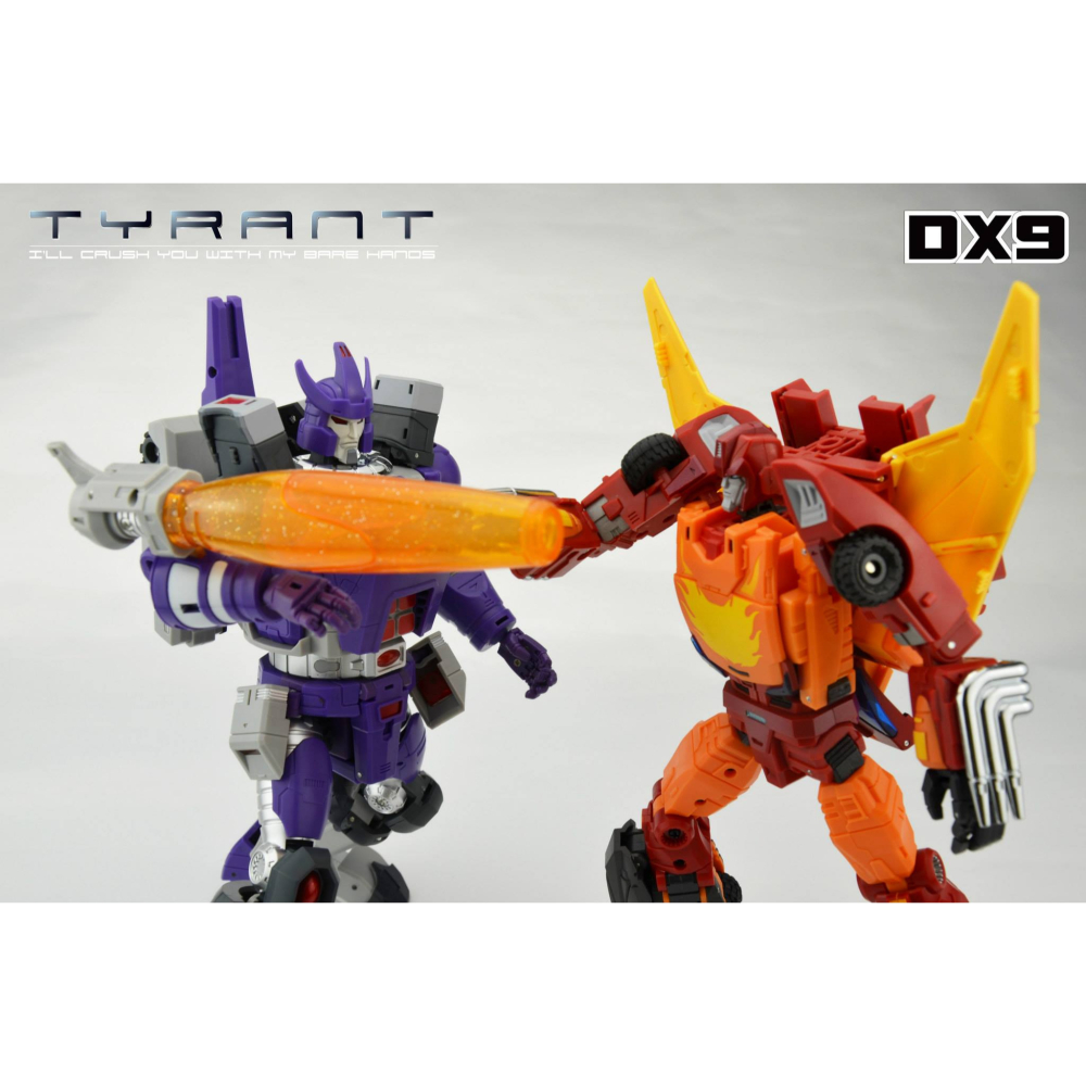 【台灣現貨】DX9 格威龍 驚破天 D07 Tyrant MP比例 G1 再版 第三方 變形玩具-細節圖8