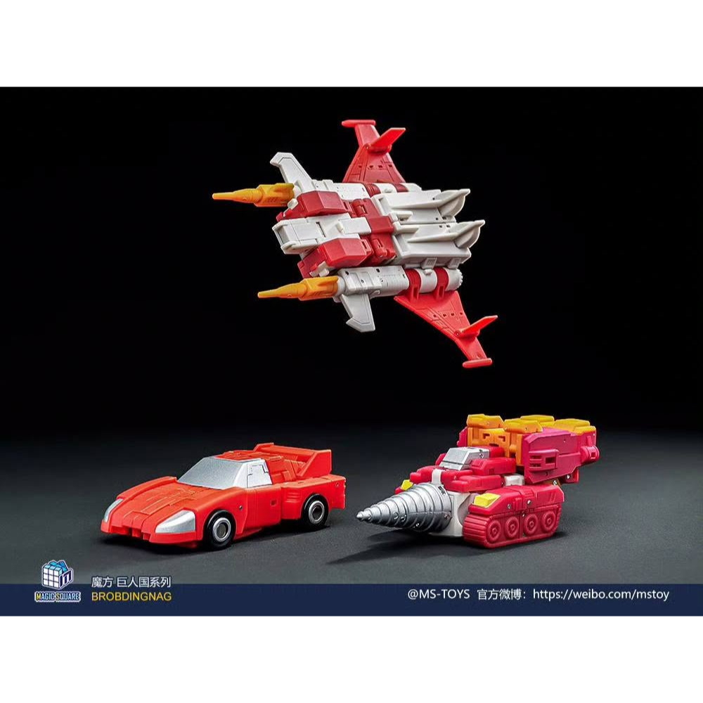 【台灣現貨】魔方 鋼鞭 小比例 MS-B65 計算王 MS-Toys 第三方 變形玩具-細節圖8