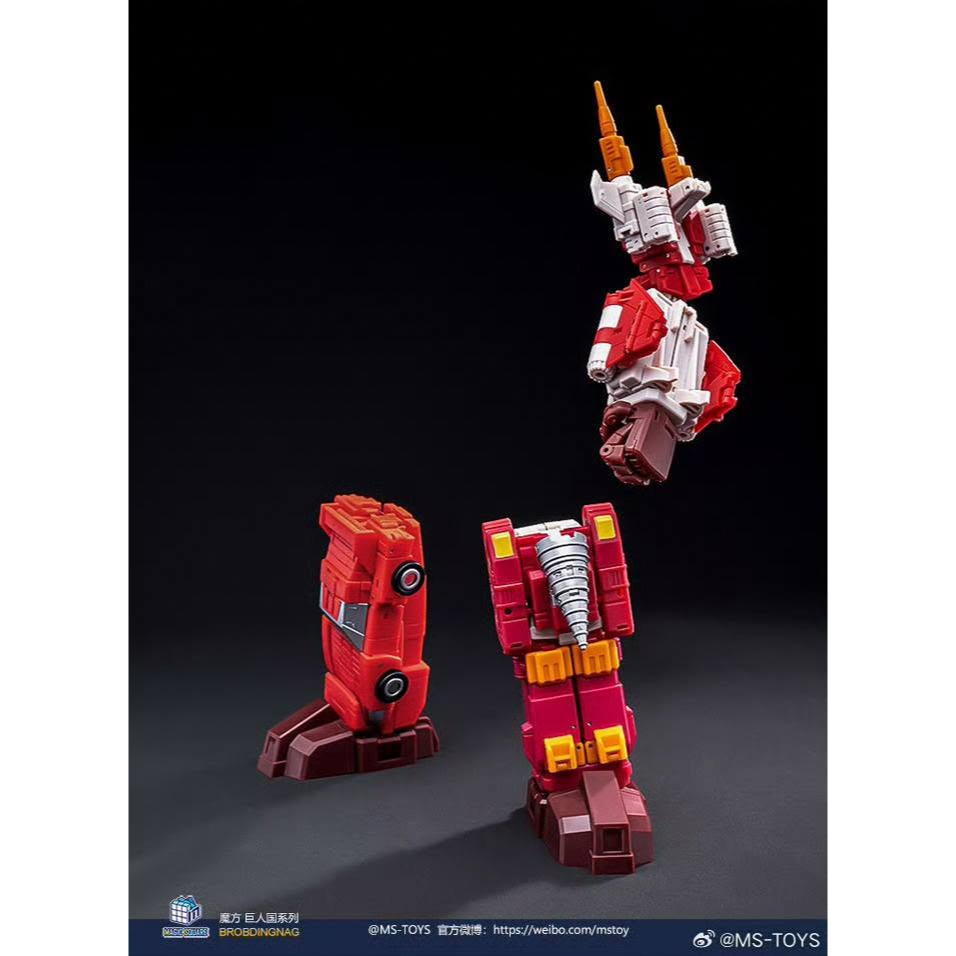 【台灣現貨】魔方 鋼鞭 小比例 MS-B65 計算王 MS-Toys 第三方 變形玩具-細節圖9