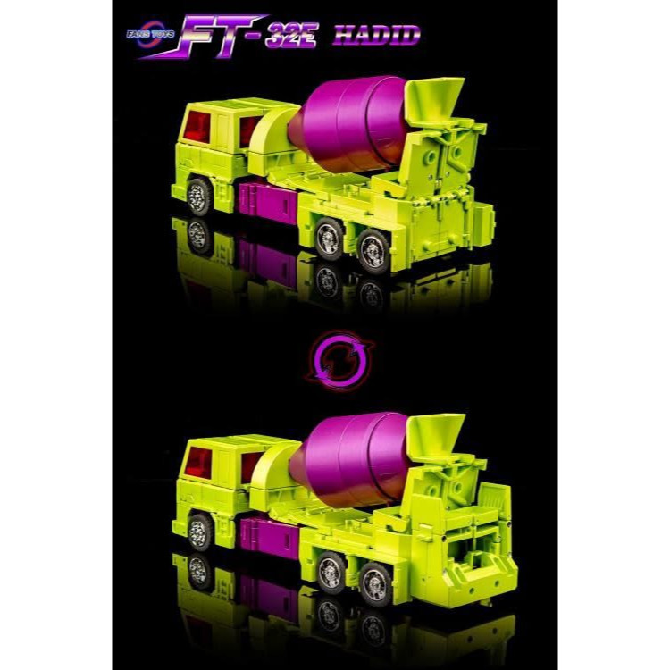 【即將售完】FansToys 攪拌車 水泥車 FT-32E 大力神 工程合體 FT 第三方 變形玩具-細節圖5