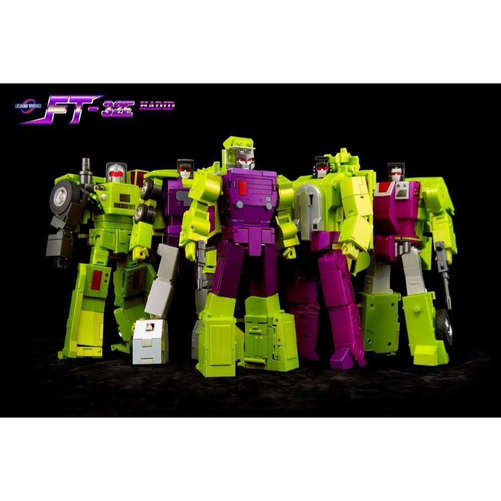 【即將售完】FansToys 攪拌車 水泥車 FT-32E 大力神 工程合體 FT 第三方 變形玩具-細節圖8