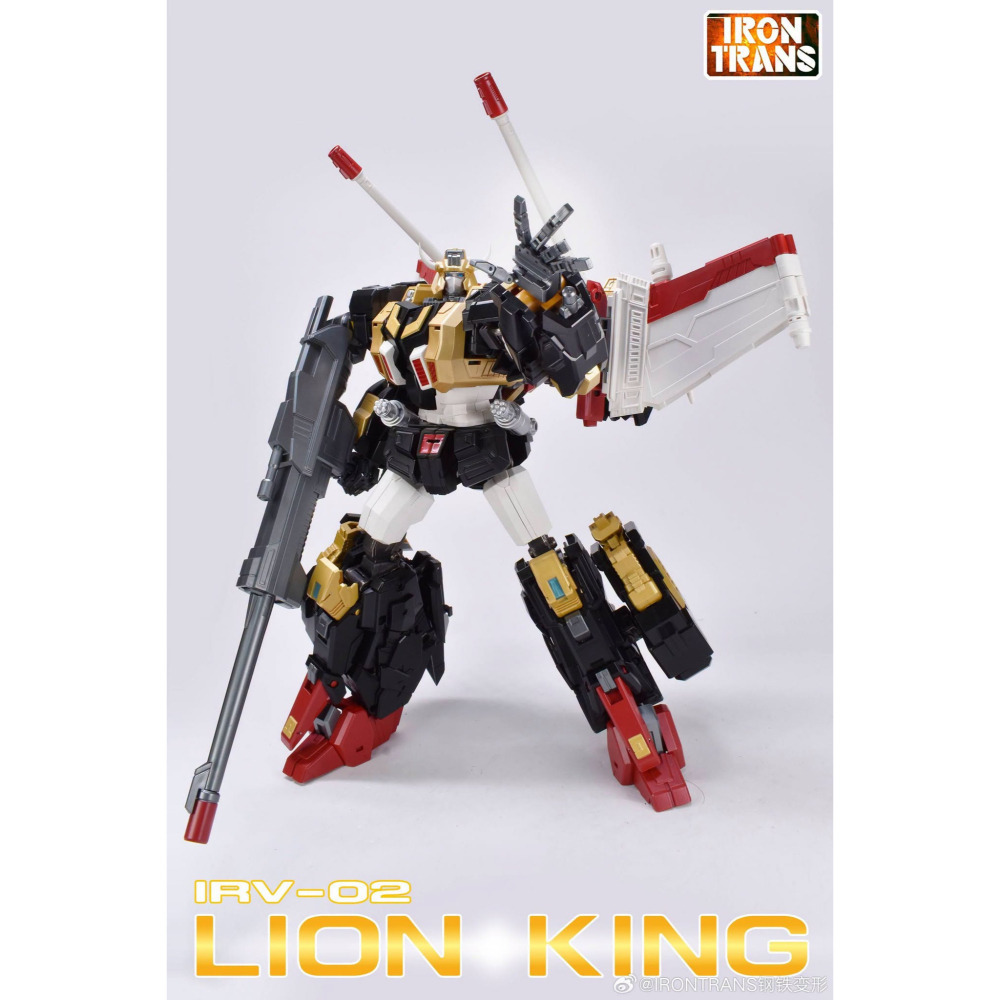 【台灣現貨】鋼鐵變形 獅王 IR-V02 IRONTRANS MP比例 史達 星宇 星劍 第三方 變形玩具-細節圖2