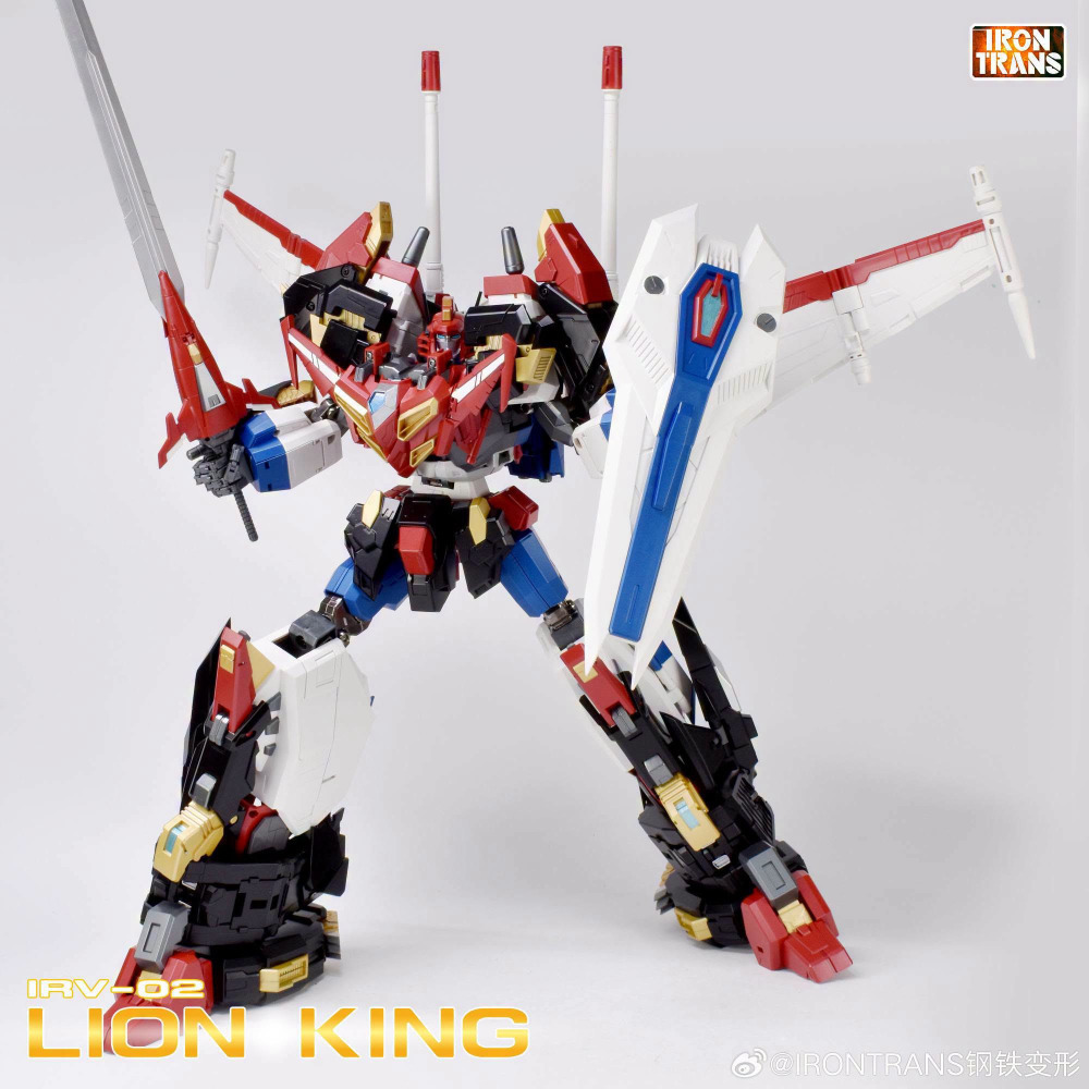 【台灣現貨】鋼鐵變形 獅王 IR-V02 IRONTRANS MP比例 史達 星宇 星劍 第三方 變形玩具-細節圖7