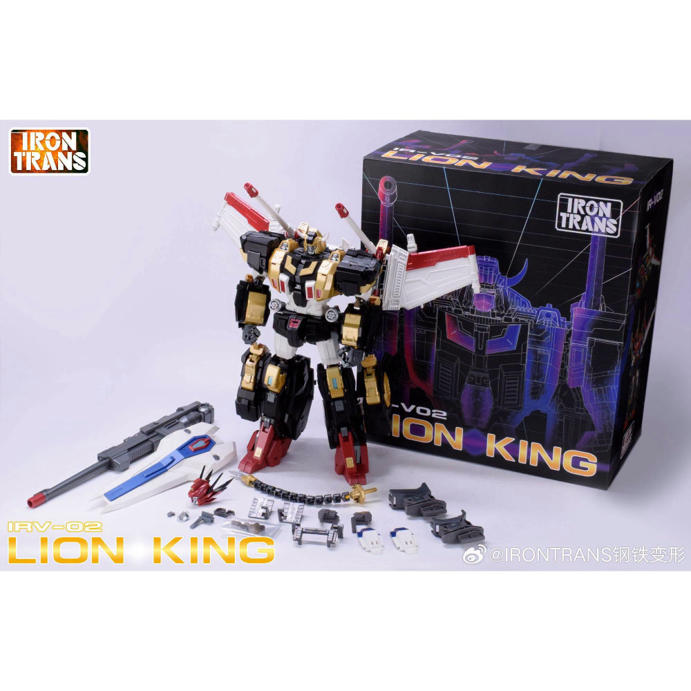 【台灣現貨】鋼鐵變形 獅王 IR-V02 IRONTRANS MP比例 史達 星宇 星劍 第三方 變形玩具-細節圖8