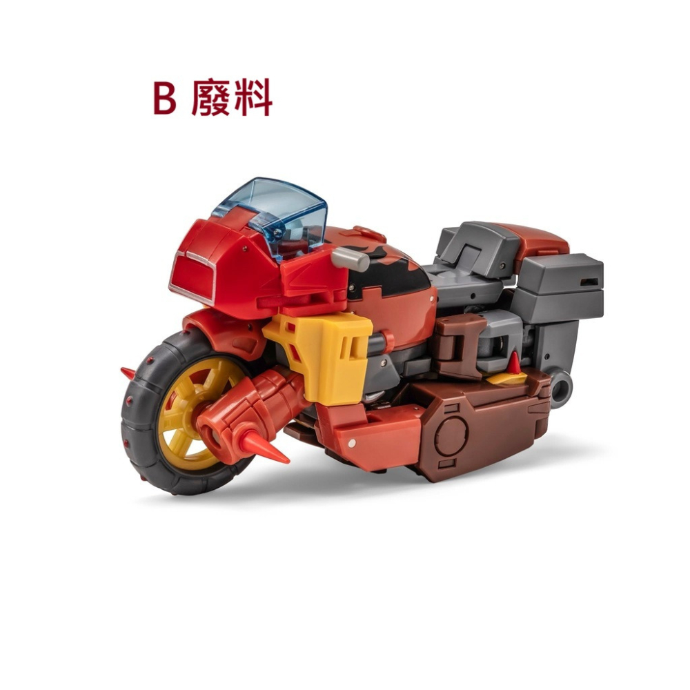 【台灣現貨】NEWAGE 垃圾星人 廢料 廢棄 垃圾場 小比例 H75ABC 清道夫 廢料堆 NA 第三方 變形玩具-細節圖5