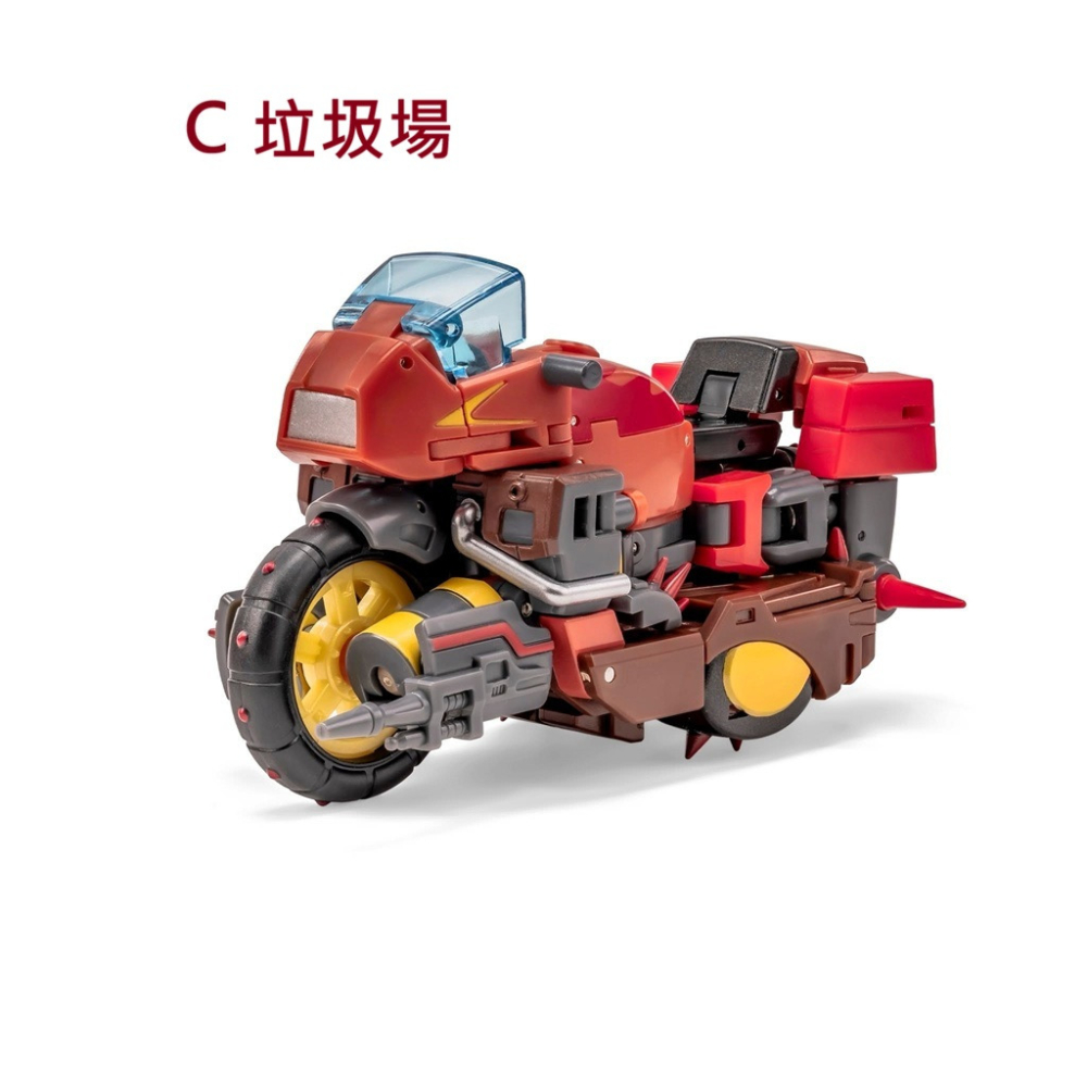 【台灣現貨】NEWAGE 垃圾星人 廢料 廢棄 垃圾場 小比例 H75ABC 清道夫 廢料堆 NA 第三方 變形玩具-細節圖7