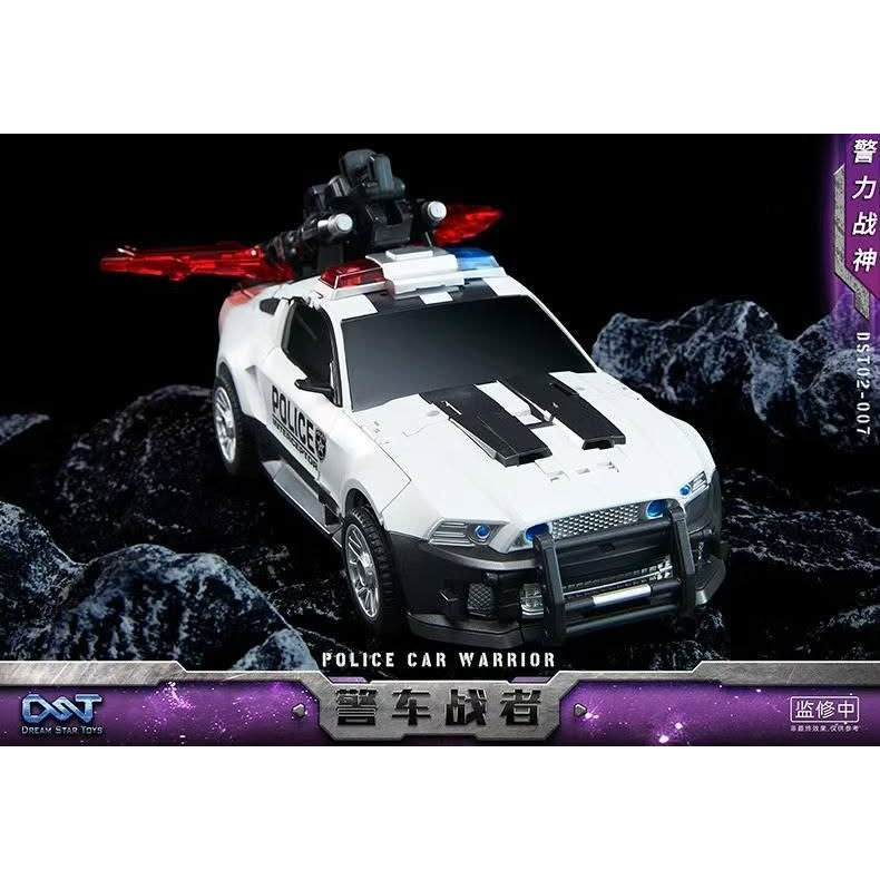 【台灣現貨】DST 警車 大力神 DST02-007 警車戰者 警力戰神 第三方 變形玩具-細節圖4